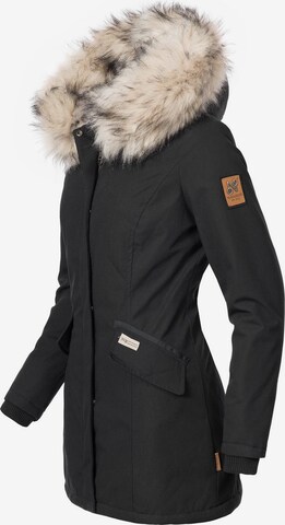 NAVAHOO Winter coat 'Cristal' in Black