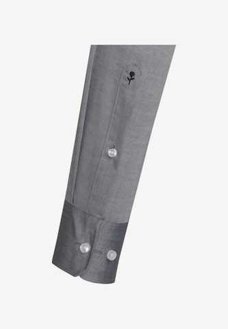 SEIDENSTICKER Slim fit Business Shirt in Grey