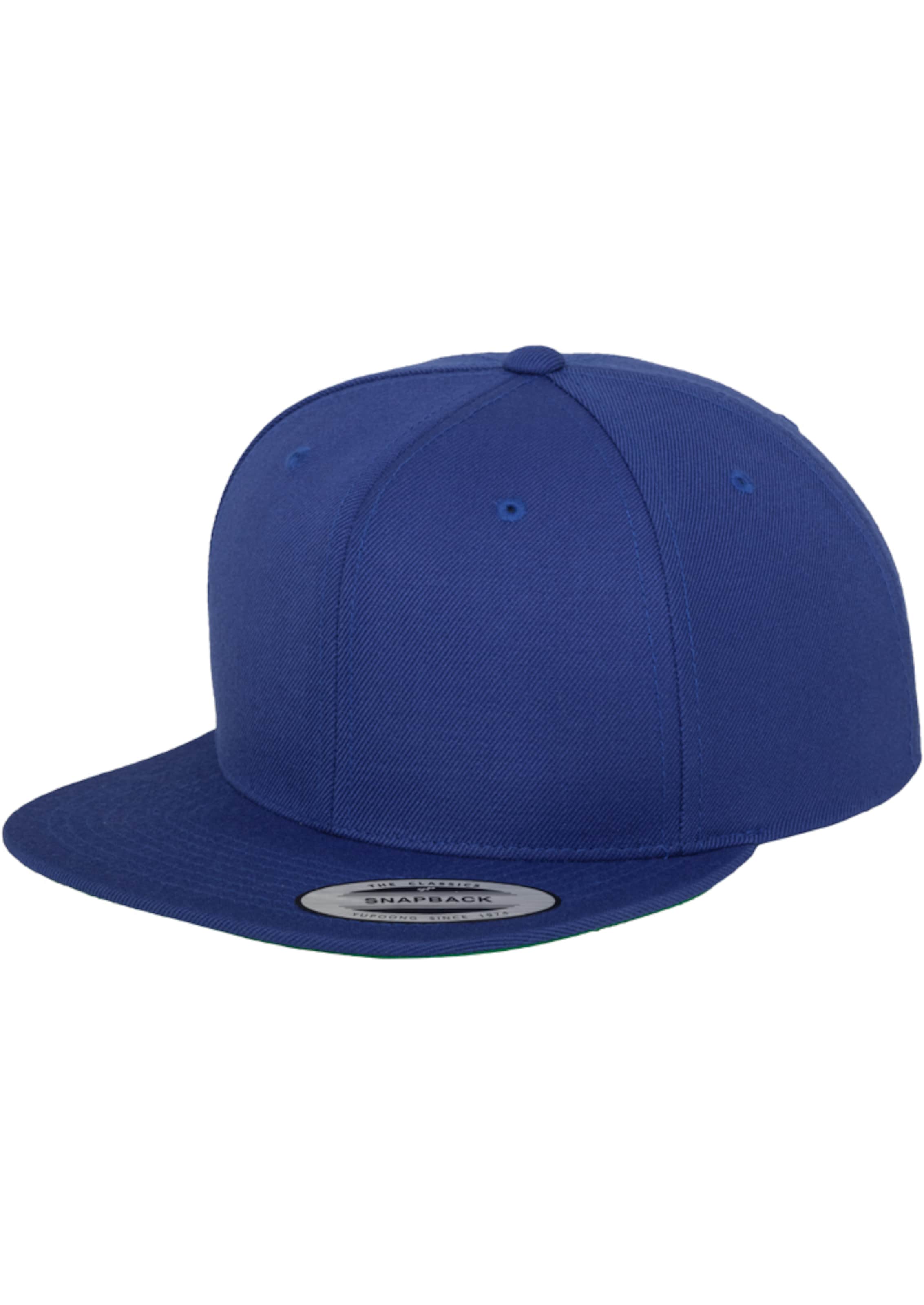 Flexfit Cap in Blau: Vorderseite
