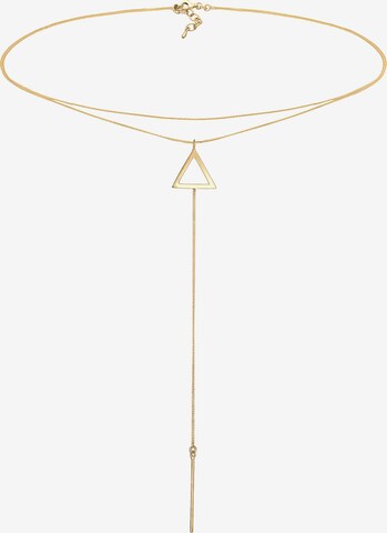 ELLI Choker 'Dreieck' in Gold: predná strana