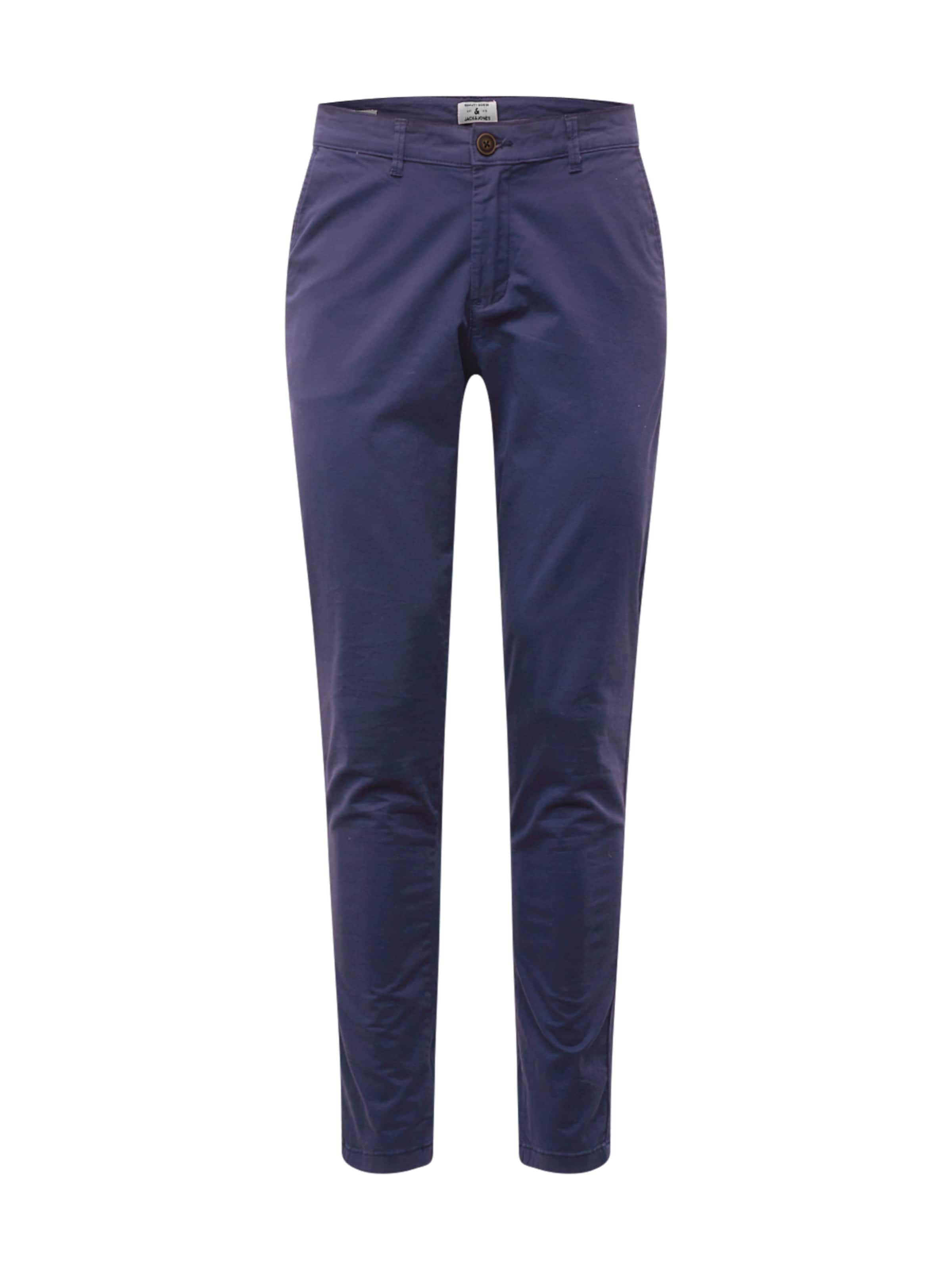 JACK & JONES Slim fit Chino Pants 'JPSTMarco JJDave' in Blue: front