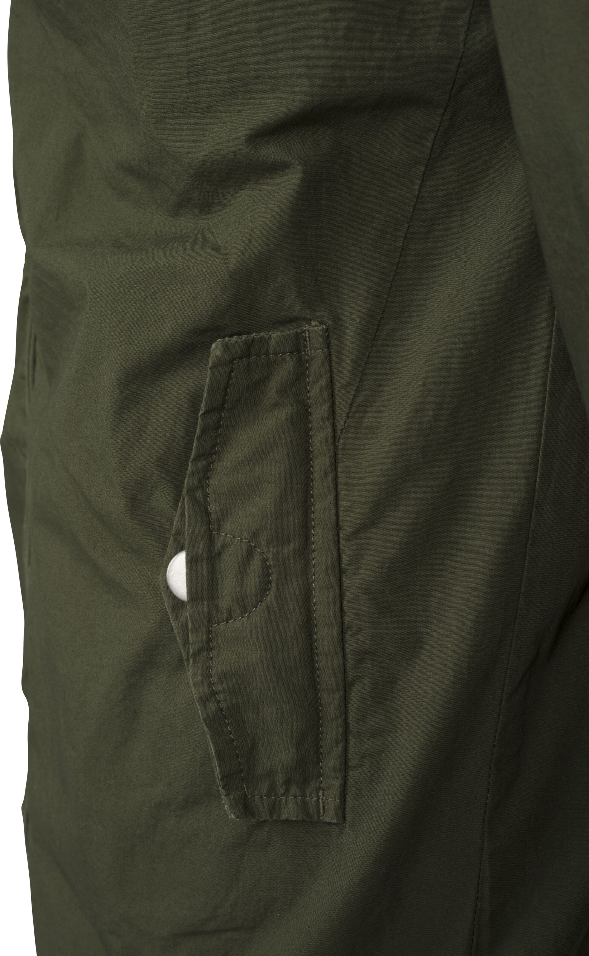 Urban Classics Übergangsjacke 'Light Cotton Parka' in Grün