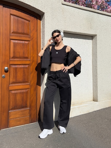 Black Sweater Look by adidas