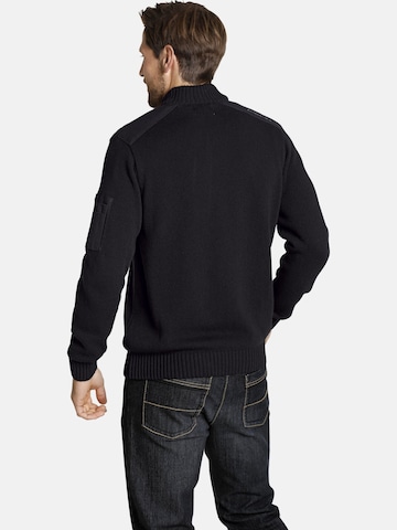 Jan Vanderstorm Knit Cardigan 'Kristafar' in Black