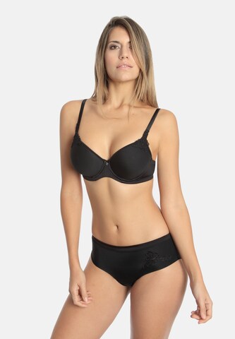 sassa T-shirt Bra in Black