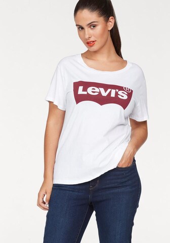 Levi's® Plus Levi 'PL PERFECT TEE NEUTRALS' in Weiß: Vorderseite