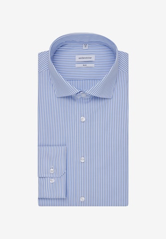 SEIDENSTICKER Slim fit Overhemd ' Slim ' in Blauw: voorkant