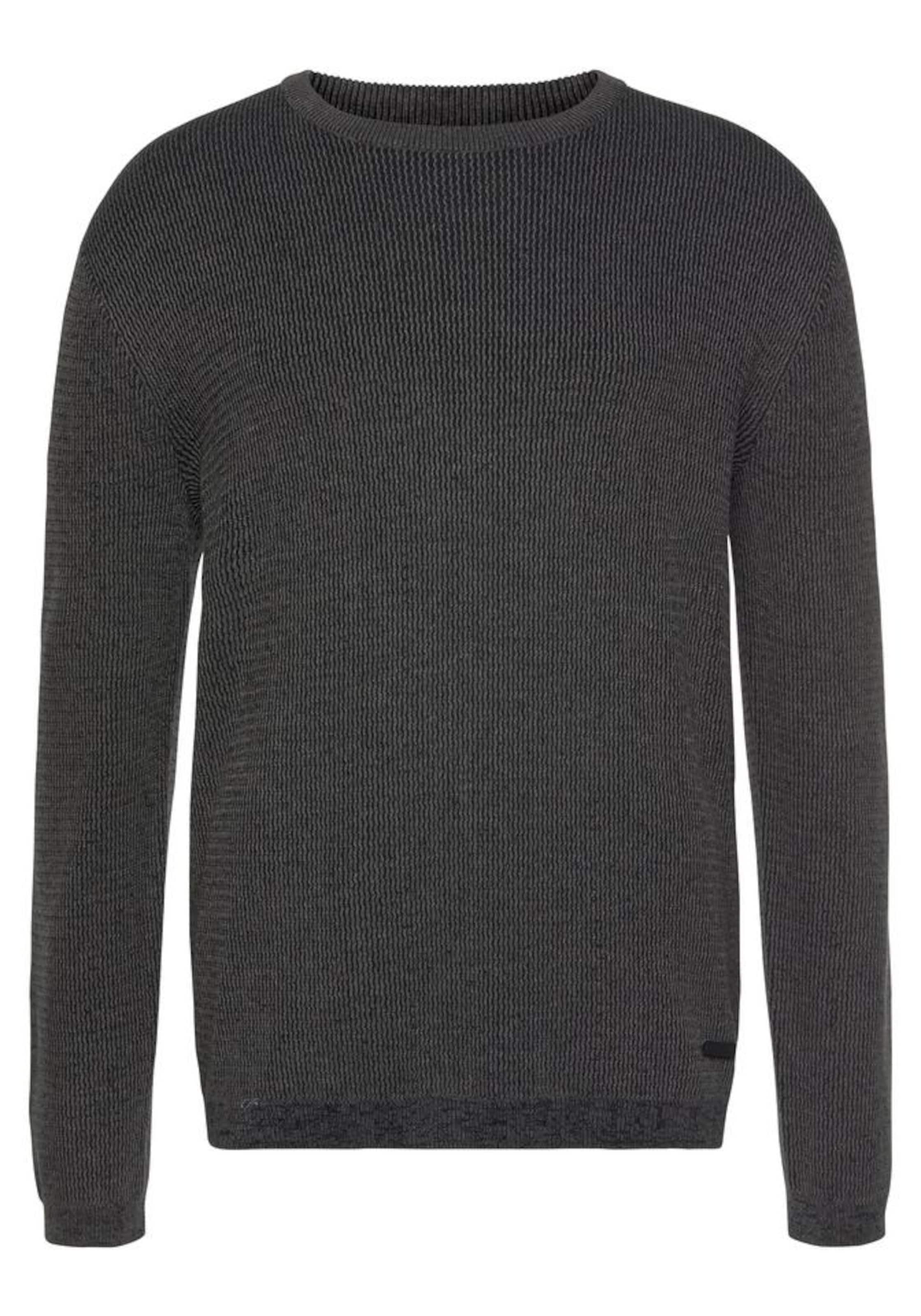 Bruno Banani Strickpullover in Grau: Vorderseite
