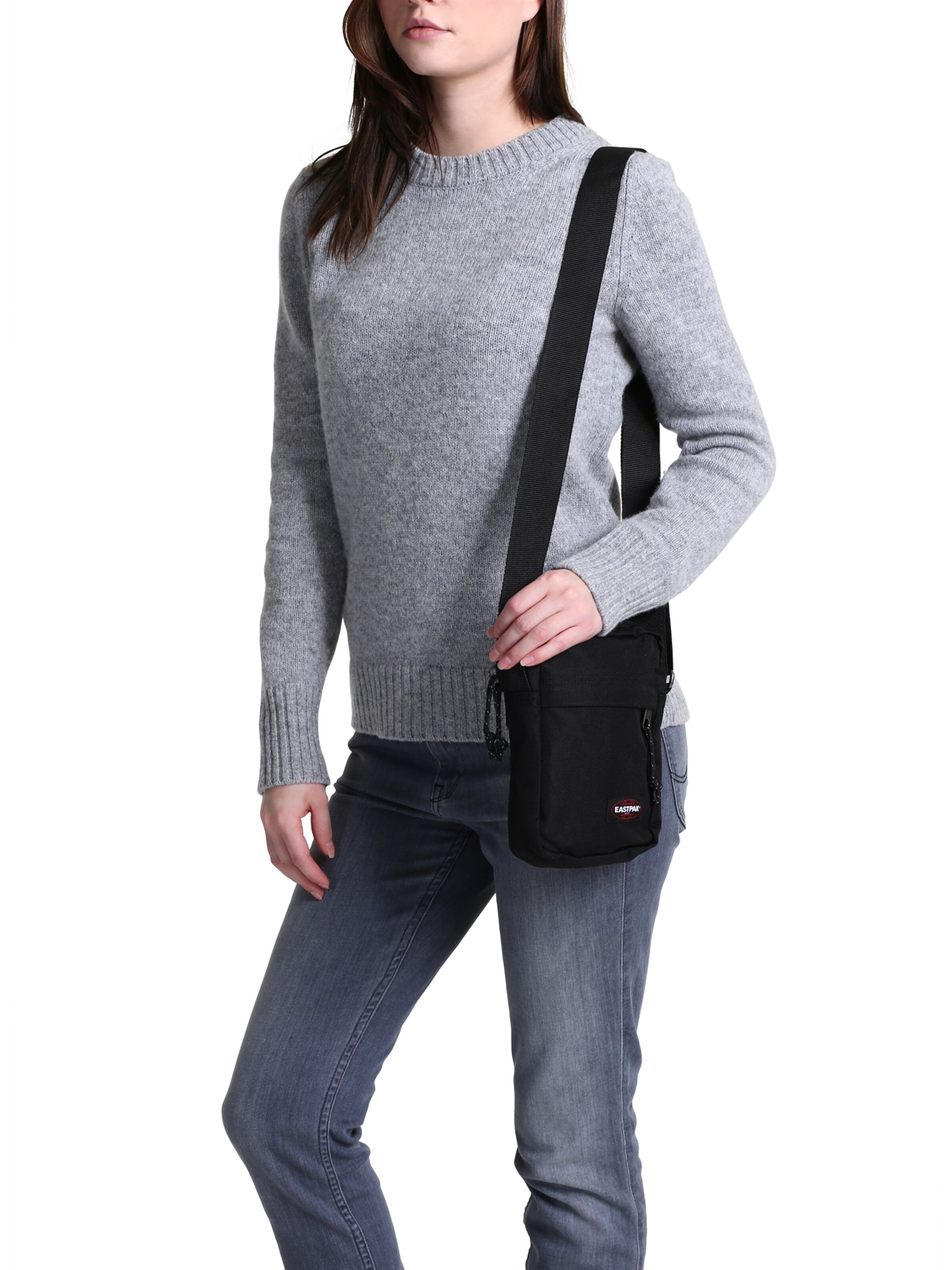 EASTPAK Чанта за през рамо тип преметка 'Authentic The One' в черно