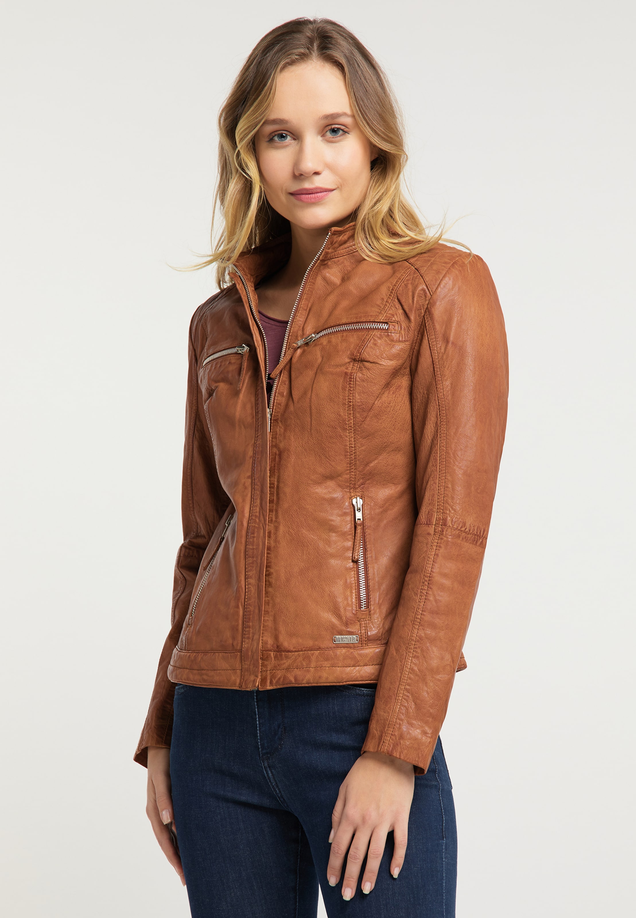 YOU in Jacke ABOUT | \'Amilia\' MUSTANG Cognac