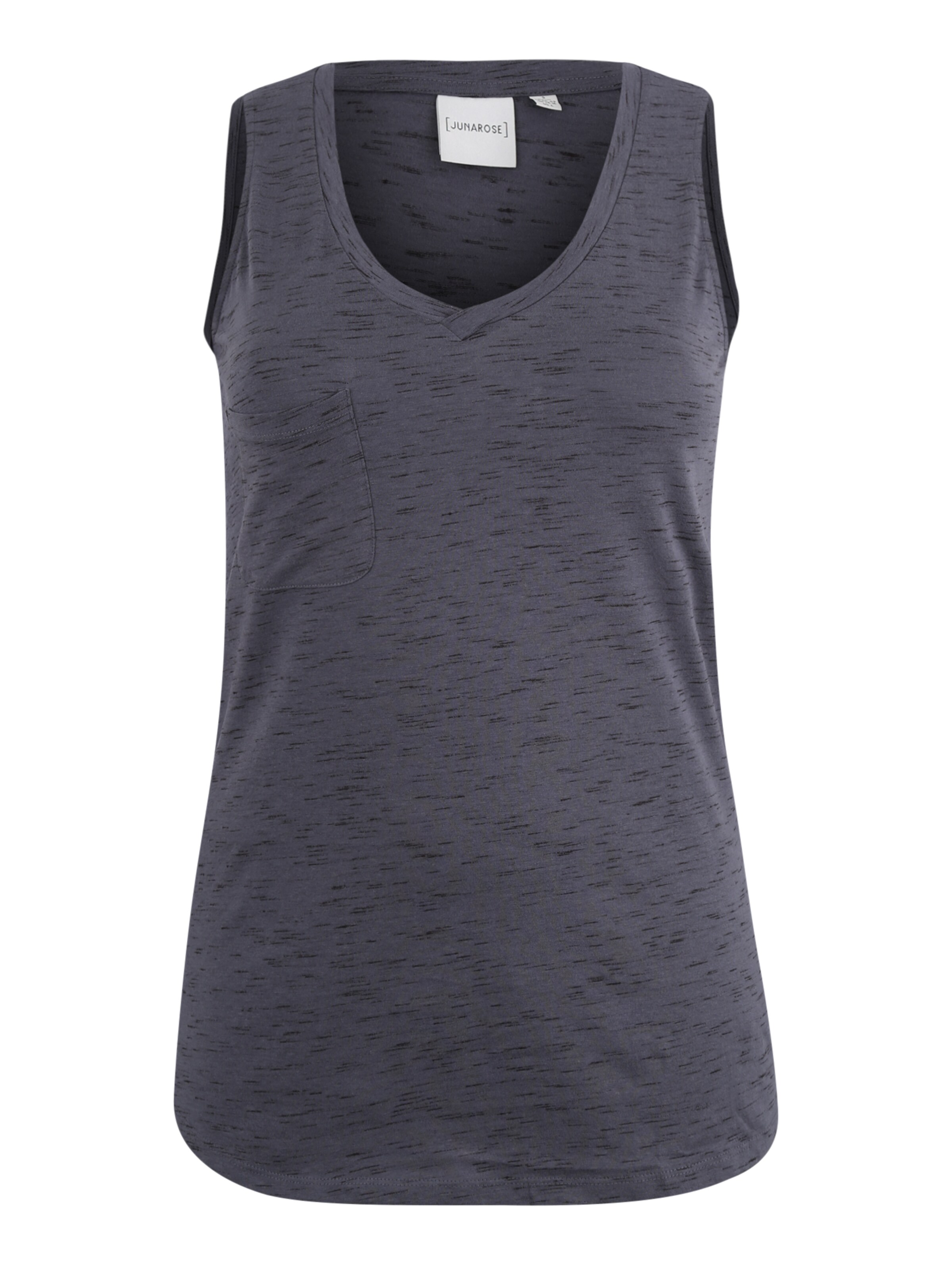 Junarose - Top 'MACAELA' in de kleur Donkergrijs