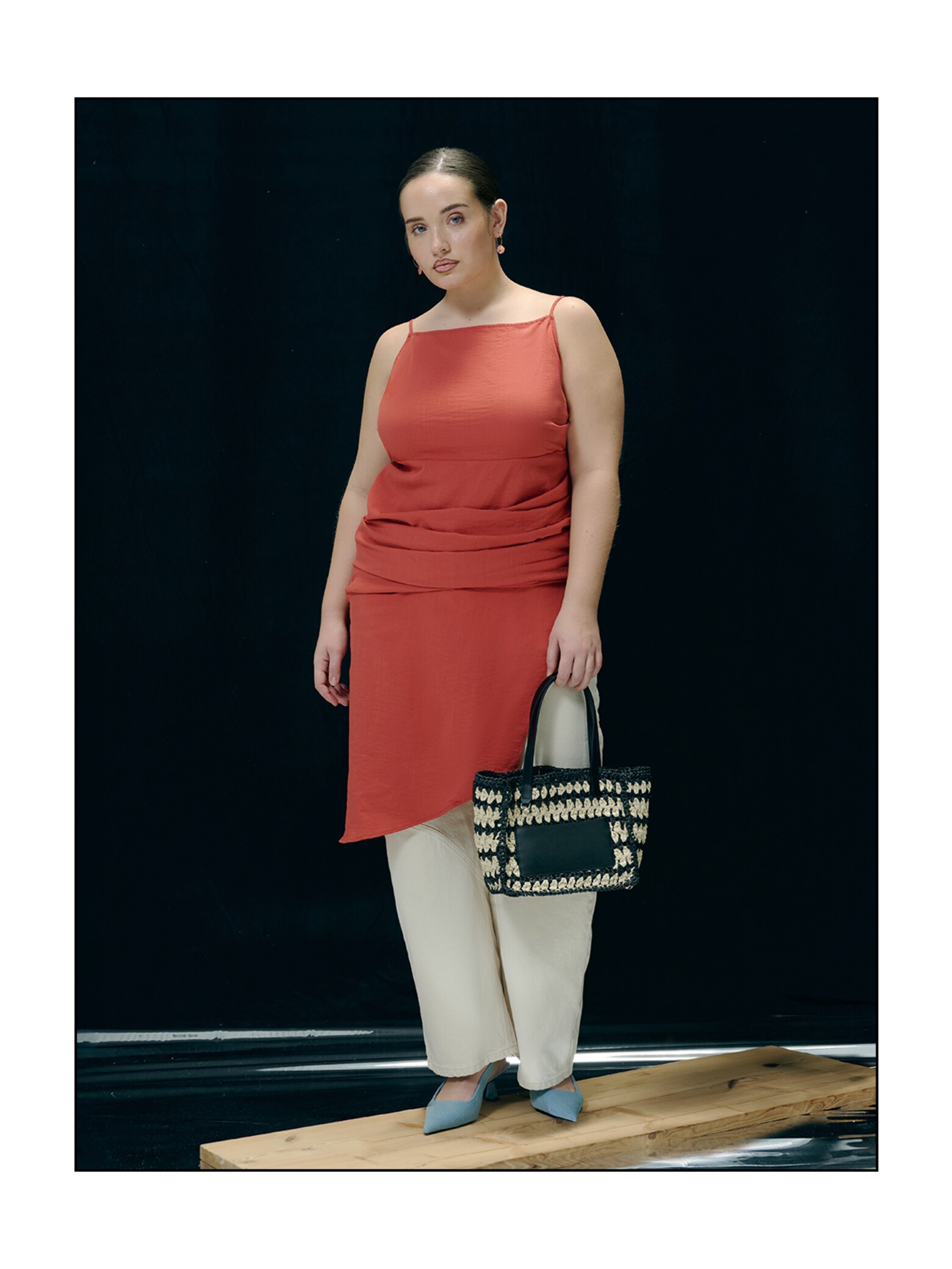 Greta A - Red Dress Layering Look