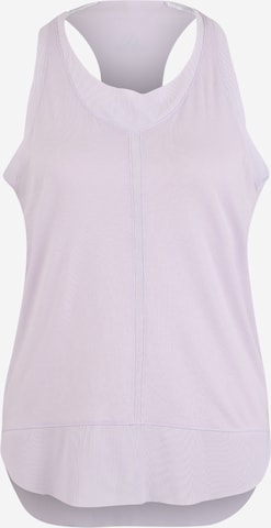 ADIDAS PERFORMANCE Sport top - lila: elől