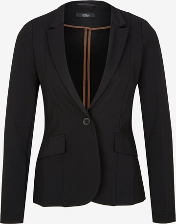 s.Oliver BLACK LABEL Blazer in Schwarz: predná strana