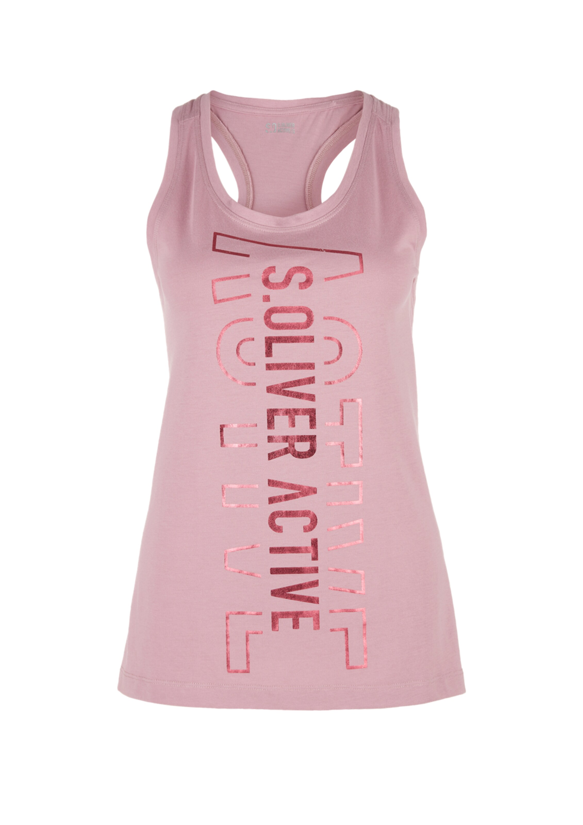 s.Oliver Active - Tanktop in altrosa