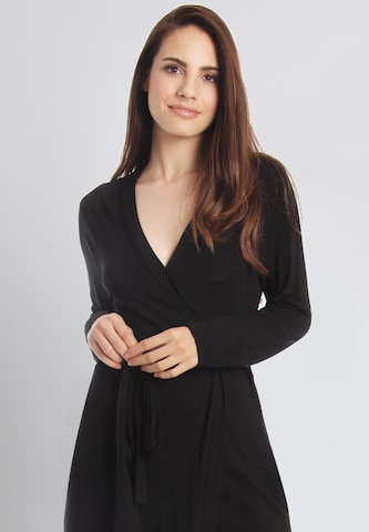 sassa Dressing gown 'CASUAL COMFORT' in Black