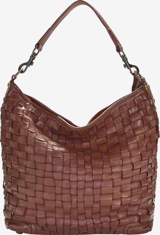 Campomaggi Shoulder Bag 'Florence' in Brown: front