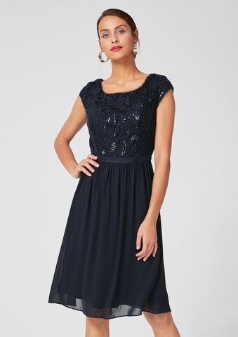 s.Oliver BLACK LABEL Kleid in Blau: predná strana