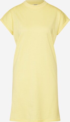 Urban Classics Dress in Yellow: front