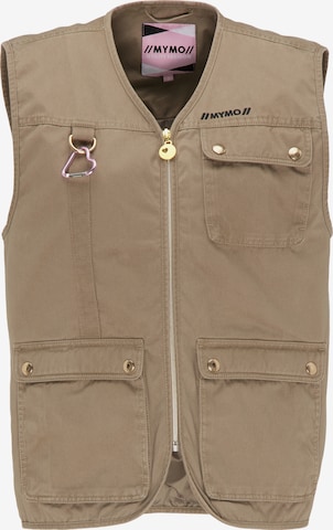 MYMO Vest in Brown: front