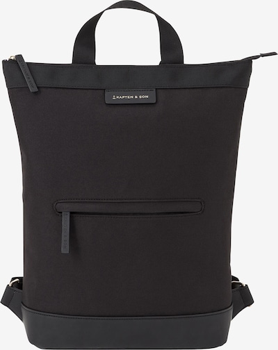 Kapten & Son Rucksack 'Umeå All Black' in schwarz, Produktansicht