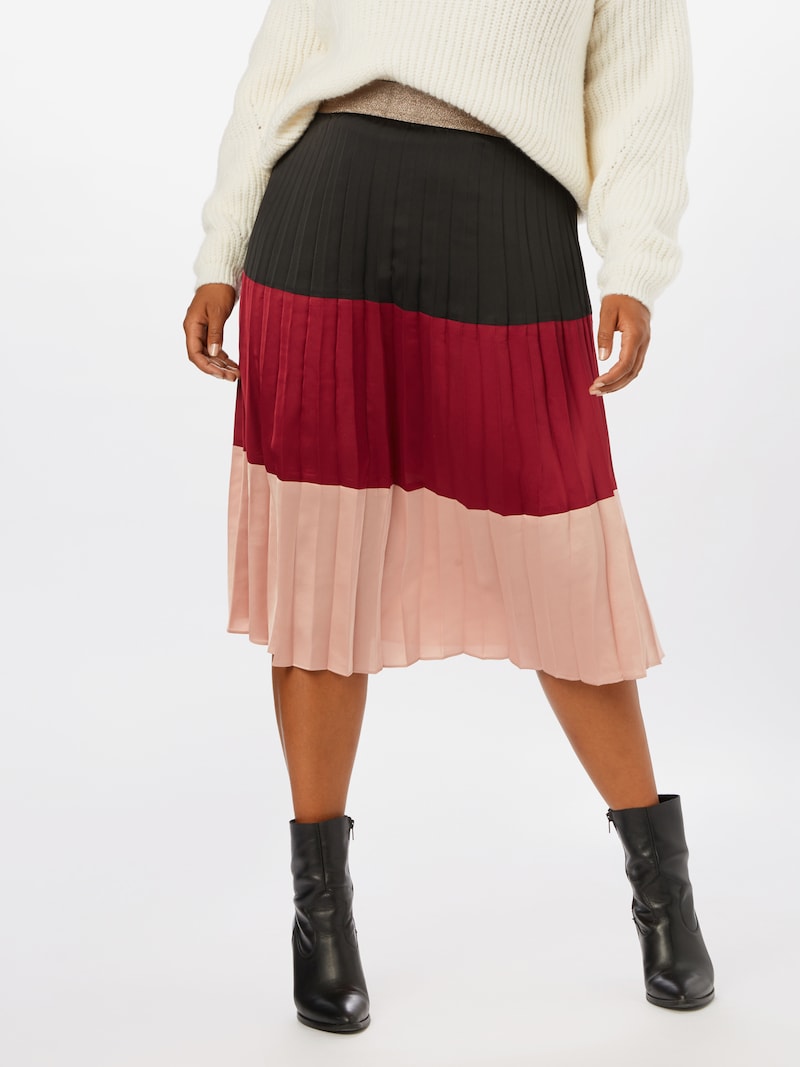 Women Clothing Guido Maria Kretschmer Curvy Collection Midi skirts Pink