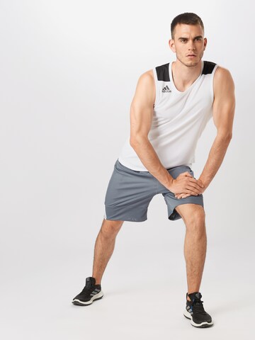 ADIDAS SPORTSWEAR Loose fit Workout Pants '3g spee rev shr' in Grey