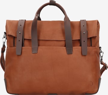 Harold's Document Bag 'Mount Ivy' in Brown: front