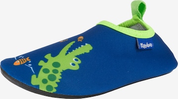 PLAYSHOES Sandals & Slippers 'Krokodil' in Blue: front