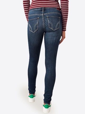 Skinny Jeans de la HOLLISTER pe albastru: spate