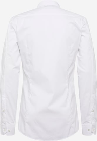 HUGO Red - Ajuste estrecho Camisa 'Elisha 02' en blanco