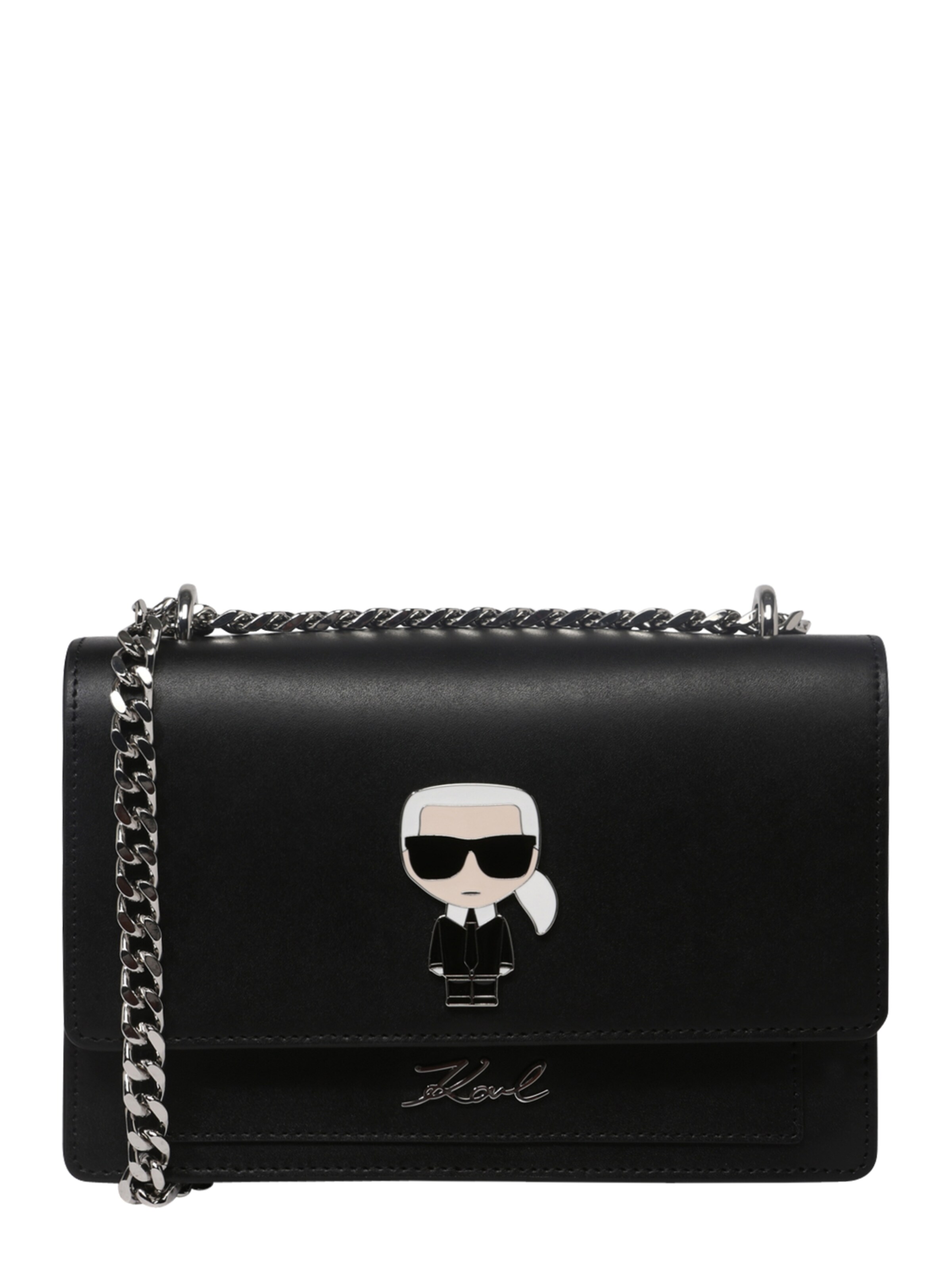 Karl Lagerfeld - Schoudertas 'k/ikonik' in de kleur Zwart