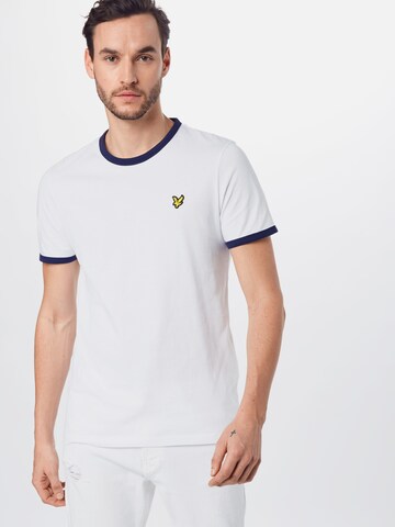 Lyle & Scott T-Shirt in Weiß: predná strana