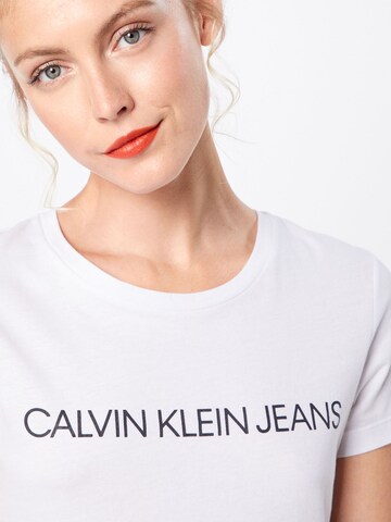 Calvin Klein Jeans - Camiseta en blanco