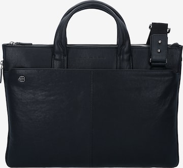 Piquadro Laptop Bag in Black: front