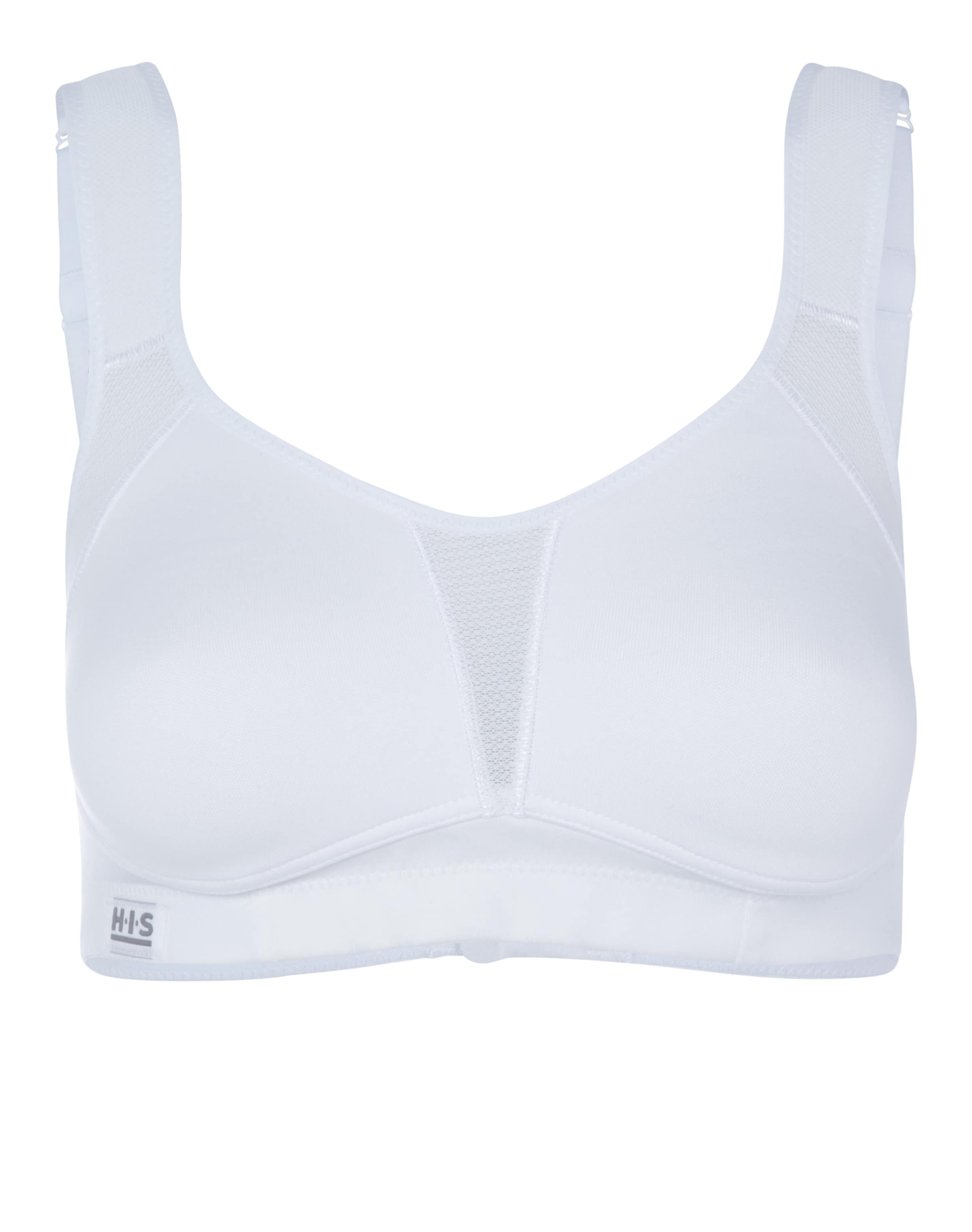 H.I.S Bustier Urheilurintaliivit värissä valkoinen: etupuoli