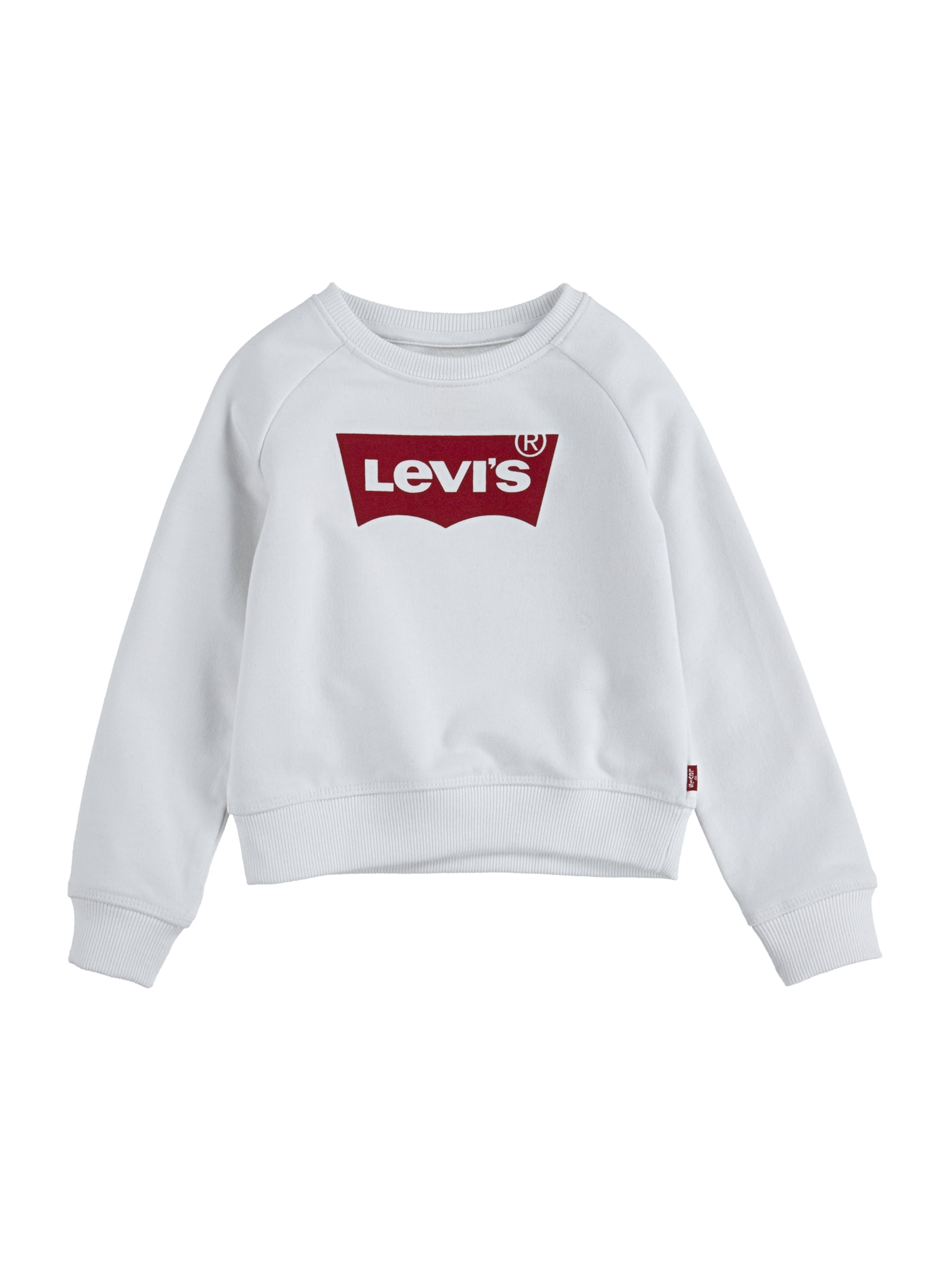 Tailles ados 140-176 Sweat-shirt LEVIS en Blanc 