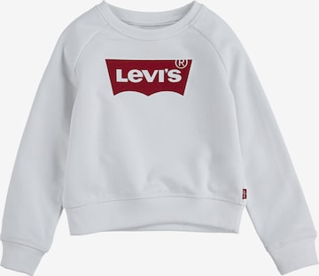 Sweat-shirt Levi's Kids en blanc : devant