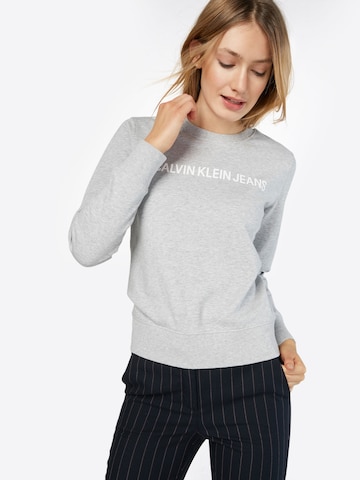 Calvin Klein Jeans Sweatshirt in Grijs