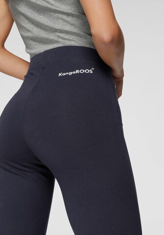 KangaROOS Flared Leggings in Blau