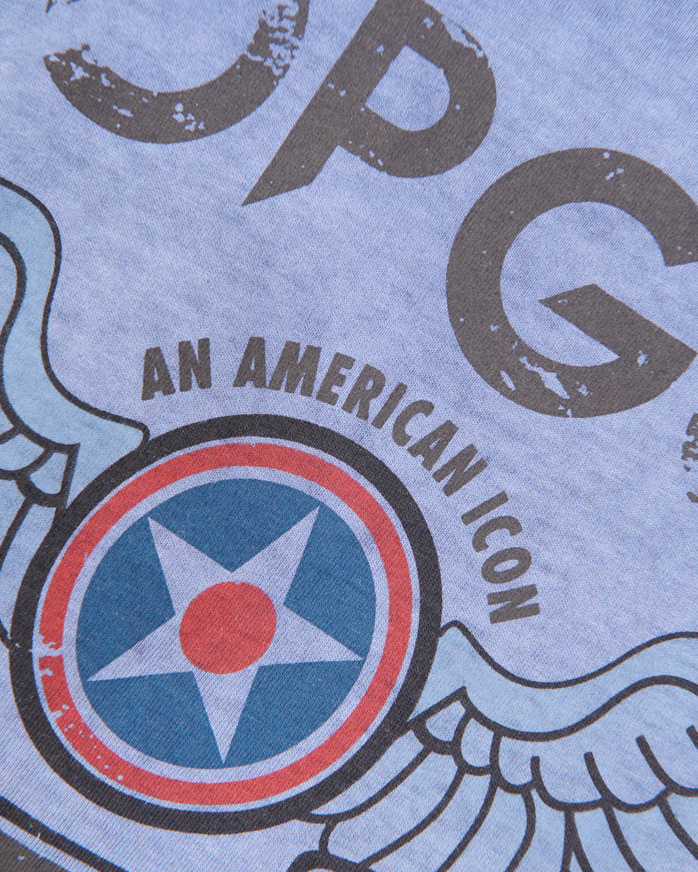 TOP GUN Top 'Flap' in Blau