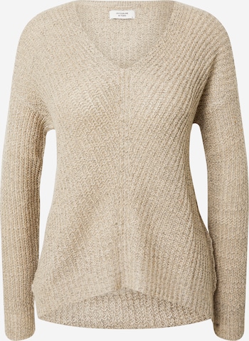 JDY Sweater 'NEW MEGAN' in Grey: front