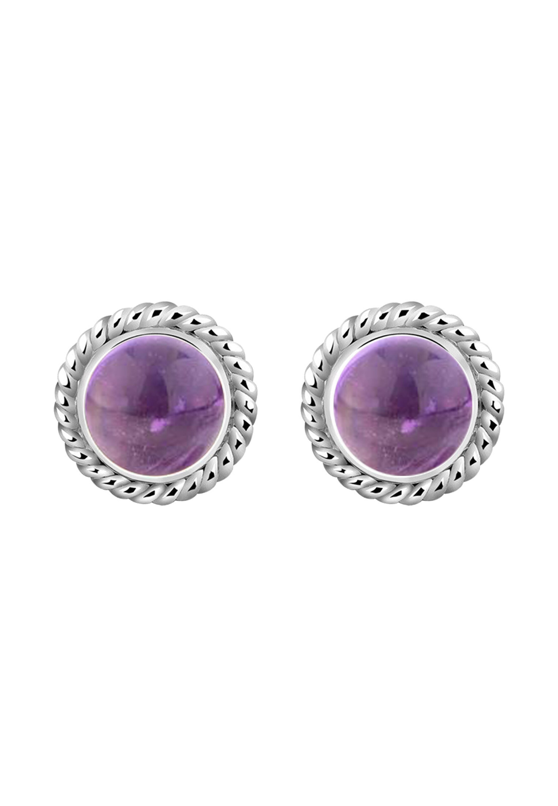 Nenalina Earrings in Purple: front