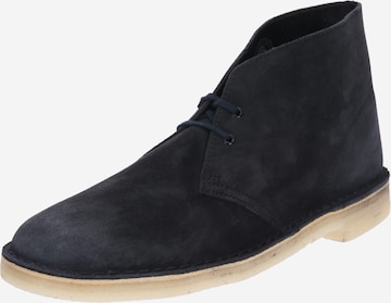 Clarks Originals - Botas chukka em cinzento: frente