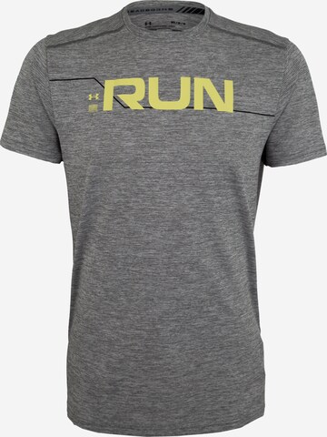 UNDER ARMOUR Laufshirt 'Run' in Grau: predná strana