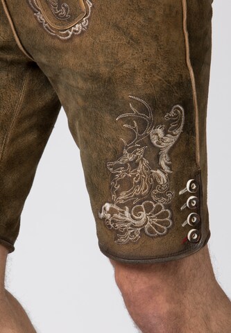 STOCKERPOINT - regular Pantalón tradicional 'Hans' en marrón