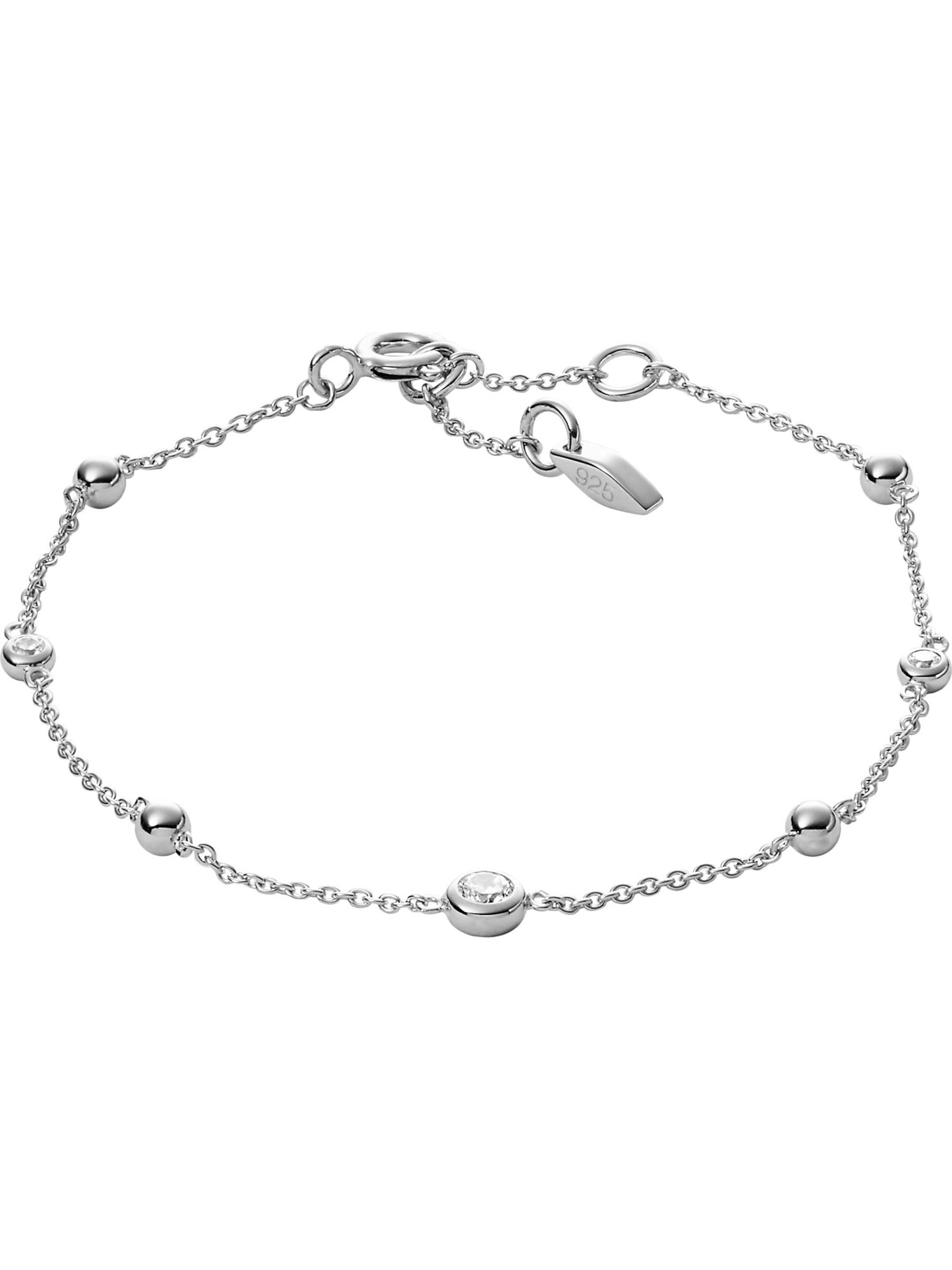 FOSSIL Гривна в сребърно: отпред