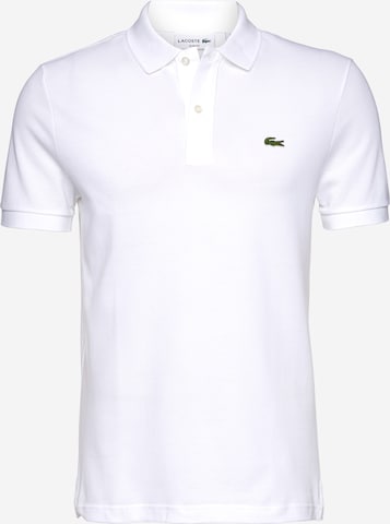 balta LACOSTE Priglundantis modelis Marškinėliai: priekis