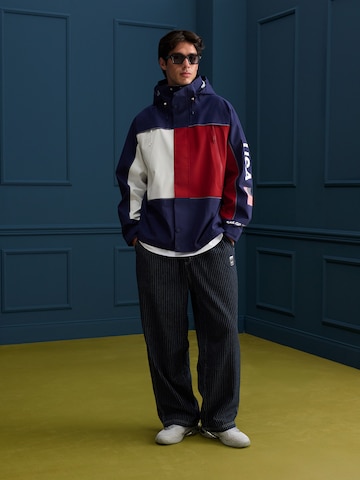 Color Blocking Jacket Look