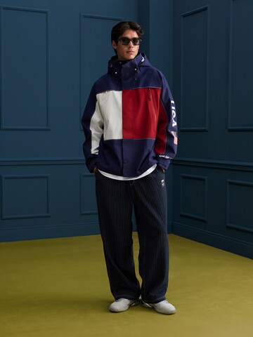 Color Blocking Jacket Look